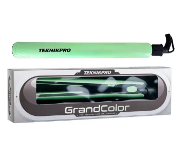 Plancha Grand Color 230°C Placa Ceramica Color verde TEKNIKPRO